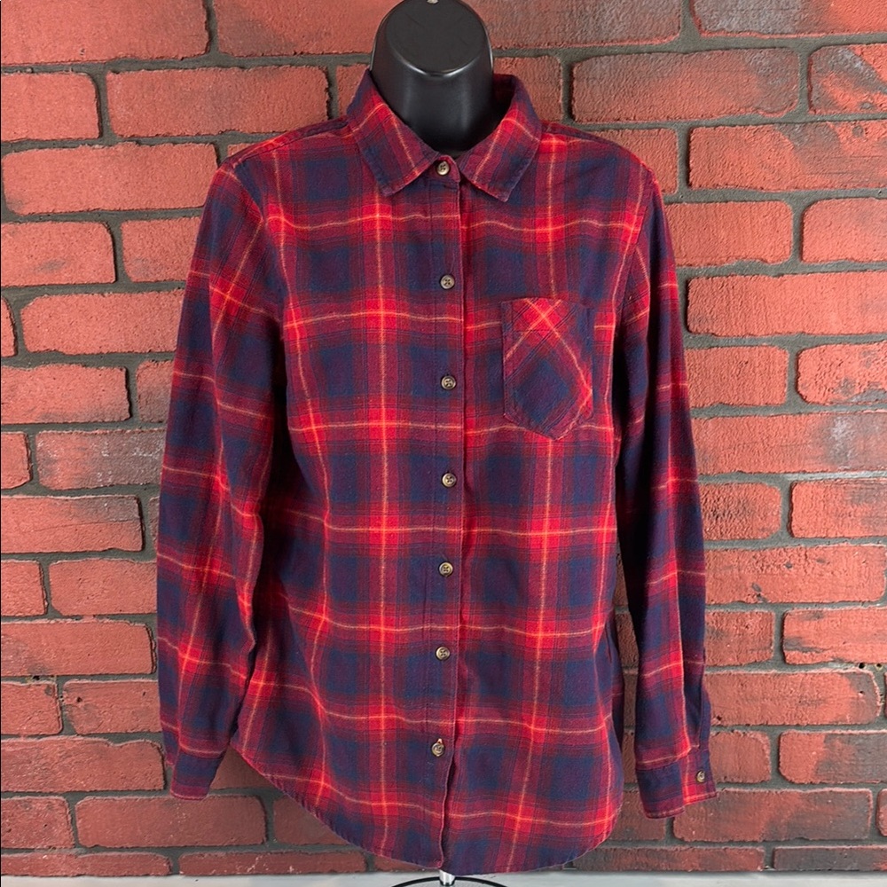Field & Stream Shirt Womens Medium Plaid Flannel